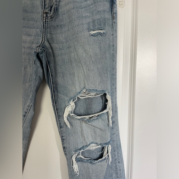 Pistola Light Blue Presley High Rise Relaxed Roller Jeans - Size 28 - Picture 8 of 10